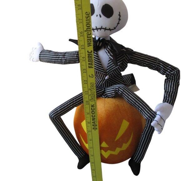 Jack Skellington Pumpkin King 19" Plush Nightmare Before Christmas HALLOWEEN - Picture 10 of 11